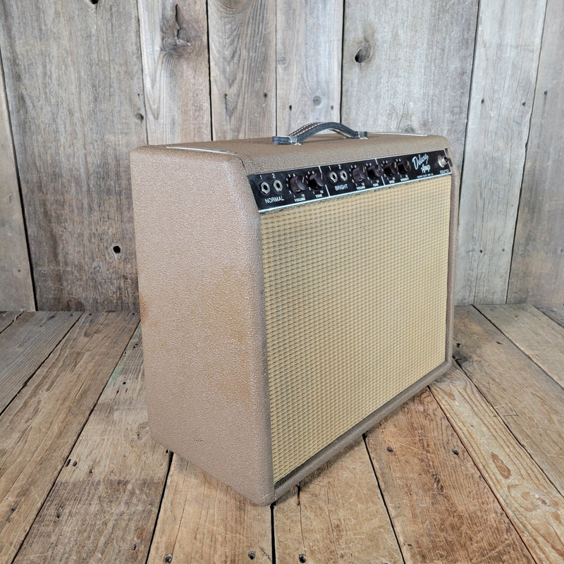 Fender Deluxe 6G3 - A – Brown Tolex Vintage Tube Amp with Tremolo, Original Transformer 1962 - Mahar's Vintage Guitars