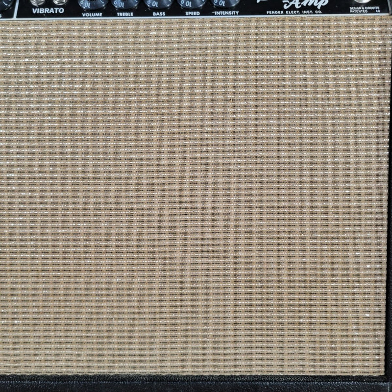 Fender Deluxe Amp 1964 – Black Panel Pre - CBS AB763 with Footswitch, Vintage Tube Amplifier - Mahar's Vintage Guitars