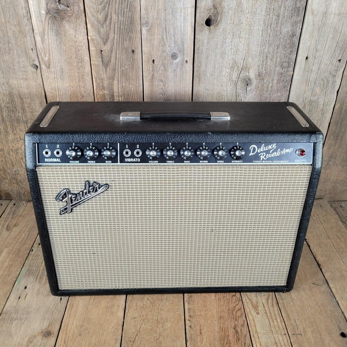 Fender Deluxe Reverb 1965 Black Panel Responsibly Serviced - Mahar's Vintage Guitars