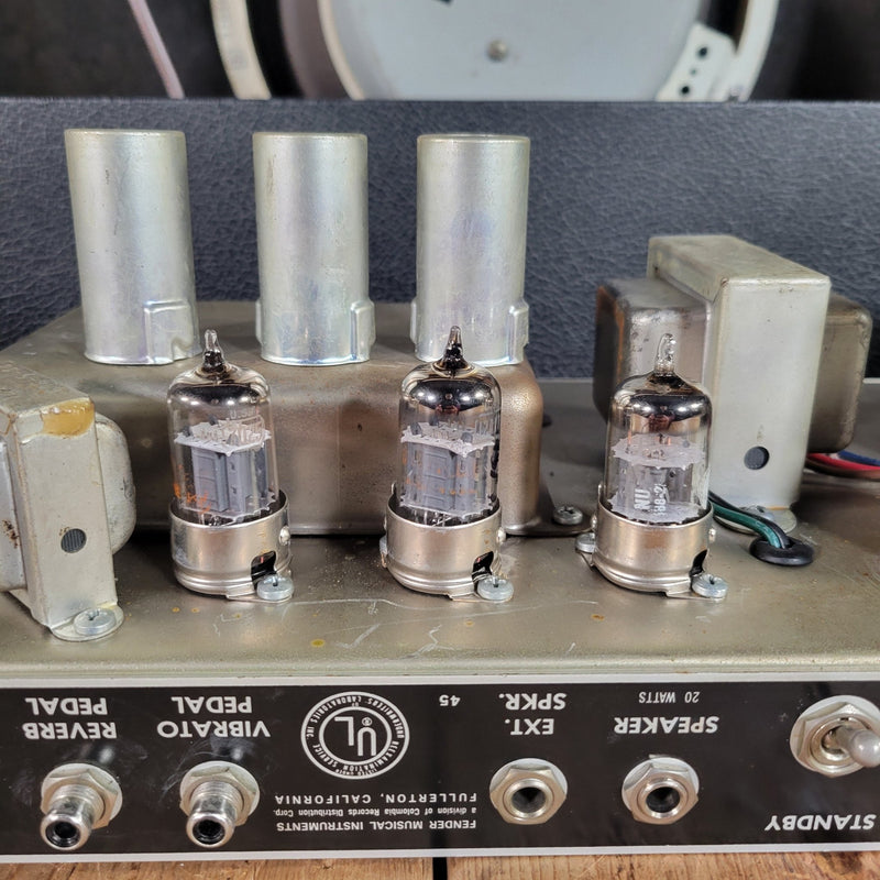 Fender Deluxe Reverb 1965 With Altec 417 - 8C - Mahar's Vintage Guitars