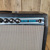 Fender Deluxe Reverb 1976 Silverface — Near Mint w/ Cover & Pedal - Mahar's Vintage Guitars