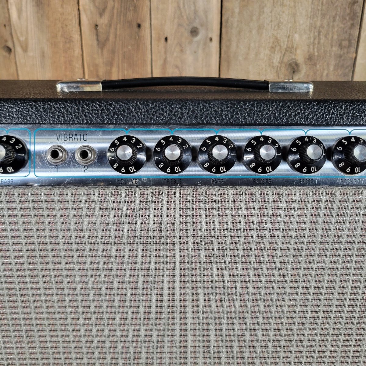 Fender Deluxe Reverb 1976 Silverface — Near Mint w/ Cover & Pedal - Mahar's Vintage Guitars