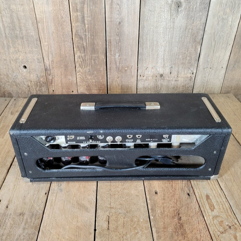 Fender Dual Showman Drip Edge 1968 Silverface Amp Head - Mahar's Vintage Guitars