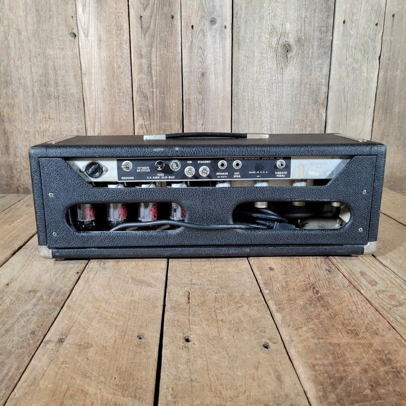 Fender Dual Showman Drip Edge 1968 Silverface Amp Head - Mahar's Vintage Guitars