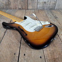 Fender Eric Johnson Thinline Strat 2018 Sunburst w/ Case - Mahar's Vintage Guitars