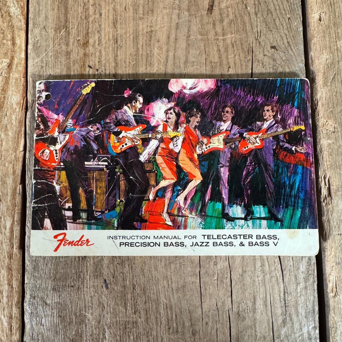 Fender Hang Tag Case Candy Jazz or P Bass 1968 - Mahar's Vintage Guitars
