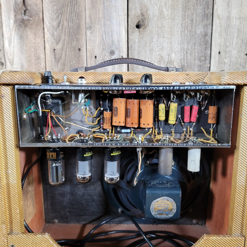 Fender Harvard 5F10 Tweed 1957 Original Transformers & Speaker - Mahar's Vintage Guitars