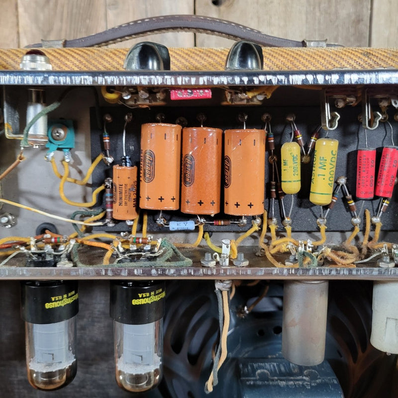 Fender Harvard 5F10 Tweed 1957 Original Transformers & Speaker - Mahar's Vintage Guitars