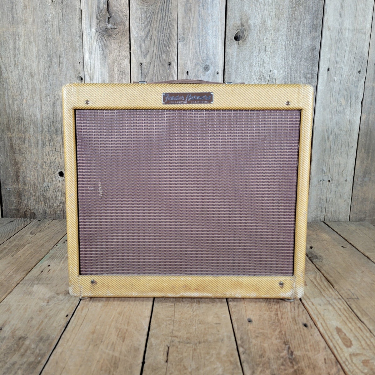 Fender Harvard 5F10 Tweed Amp 1958 – Vintage Tube Combo Signed by “Lily,” Collector Grade - Mahar's Vintage Guitars