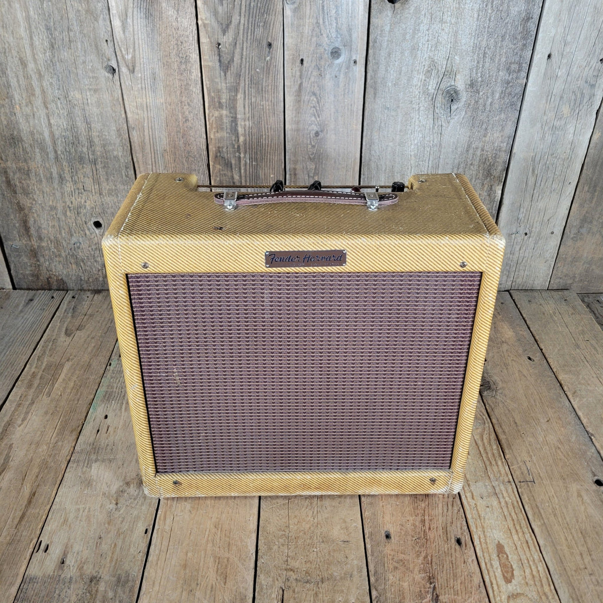 Fender Harvard 5F10 Tweed Amp 1958 – Vintage Tube Combo Signed by “Lily,” Collector Grade - Mahar's Vintage Guitars