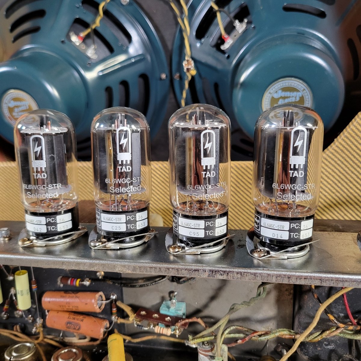 Fender High Power Tweed Twin 5F8 1958 - Mahar's Vintage Guitars