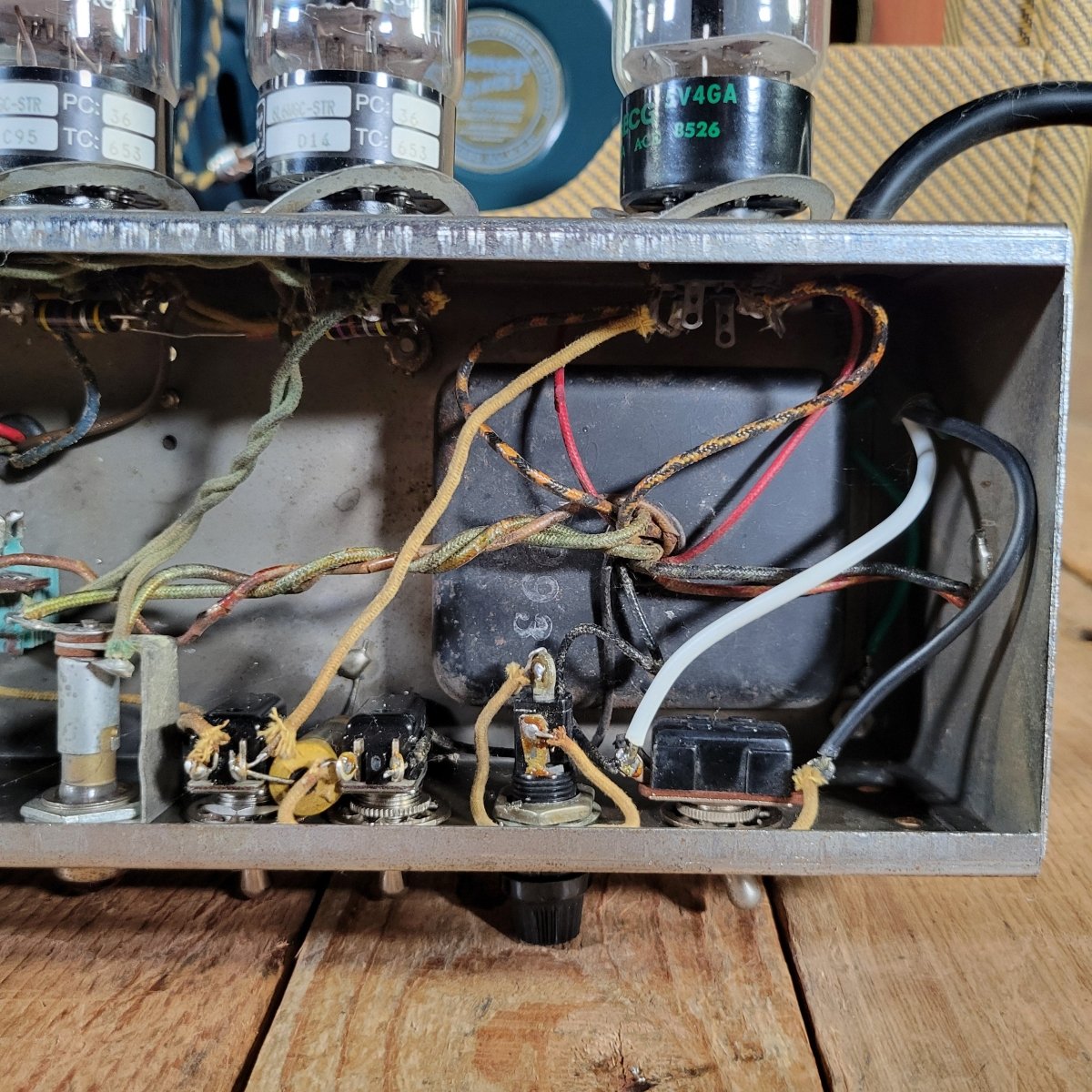 Fender High Power Tweed Twin 5F8 1958 - Mahar's Vintage Guitars