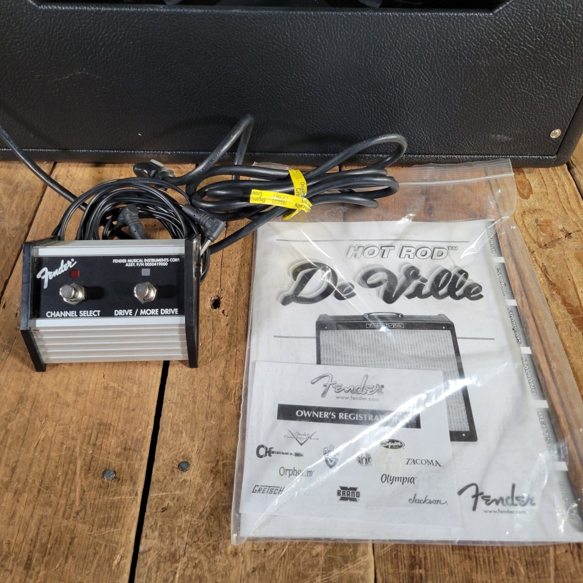 Fender Hot Rod DeVille 4x10 2009 w/Cover & Footswitch - Mahar's Vintage Guitars