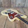 Fender Jaguar 1963 Custom Color Blonde over Ash - Mahar's Vintage Guitars