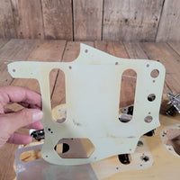 Fender Jaguar 1963 Custom Color Blonde over Ash - Mahar's Vintage Guitars