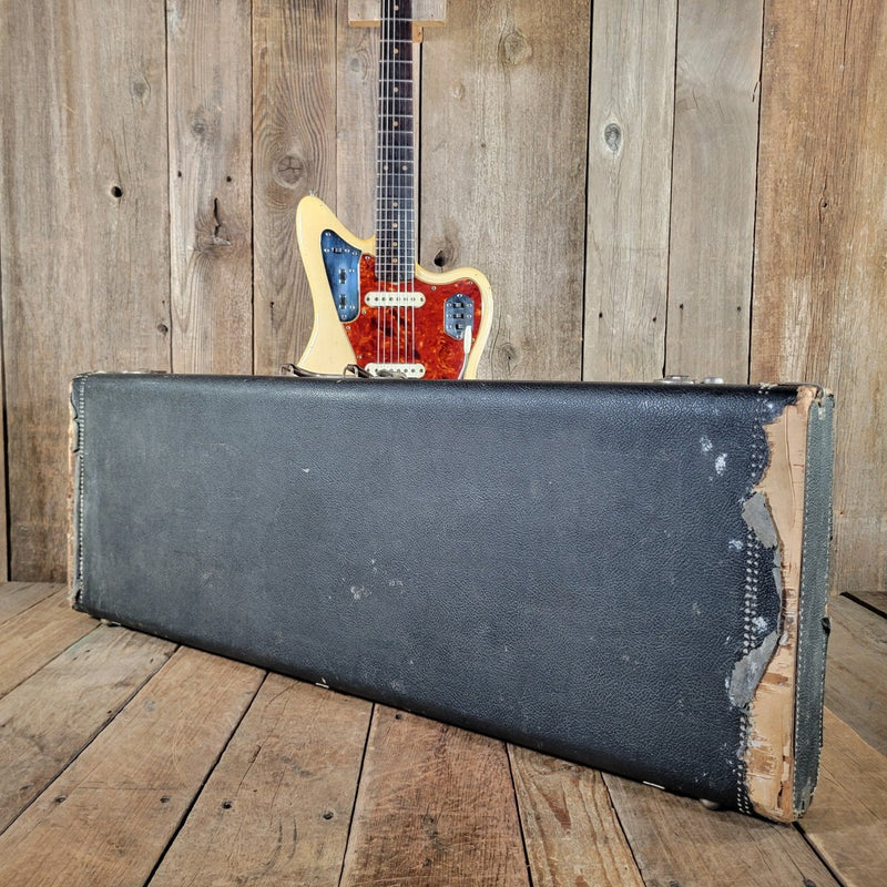 Fender Jaguar 1963 Custom Color Blonde over Ash - Mahar's Vintage Guitars