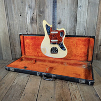 Fender Jaguar 1963 Custom Color Blonde over Ash - Mahar's Vintage Guitars