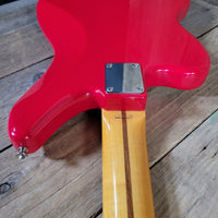 Fender Jaguar Bass Hot Rod Red CIJ 2006 w/ hard case & paperwork - Mahar's Vintage Guitars