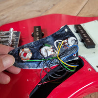 Fender Jaguar Bass Hot Rod Red CIJ 2006 w/ hard case & paperwork - Mahar's Vintage Guitars