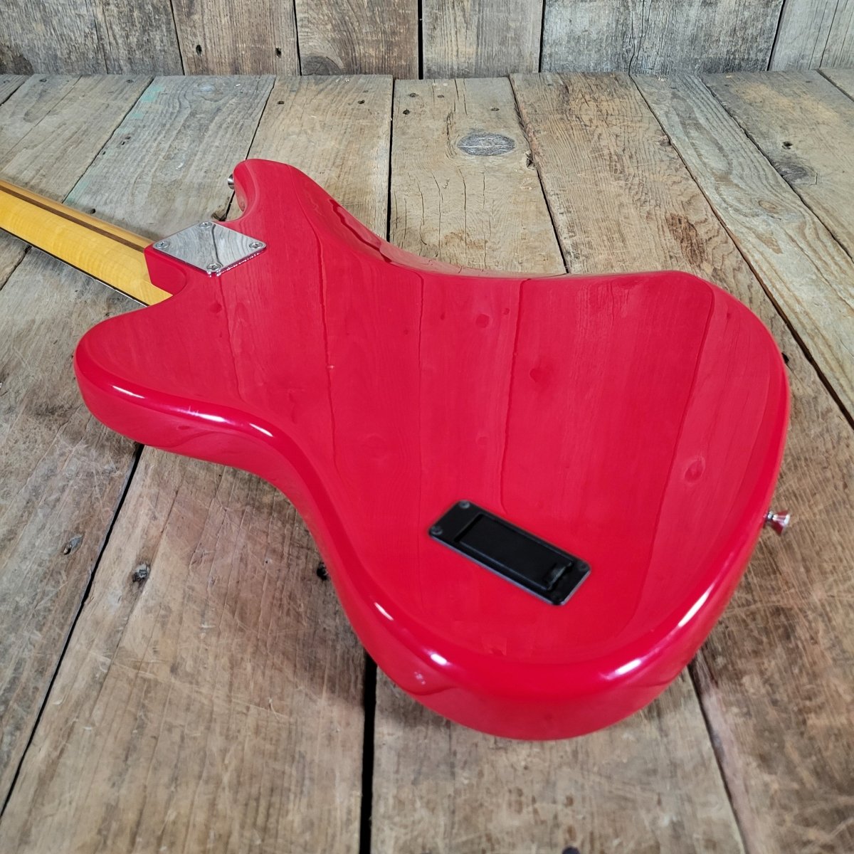 Fender Jaguar Bass Hot Rod Red CIJ 2006 w/ hard case & paperwork - Mahar's Vintage Guitars