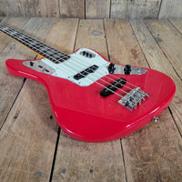 Fender Jaguar Bass Hot Rod Red CIJ 2006 w/ hard case & paperwork - Mahar's Vintage Guitars