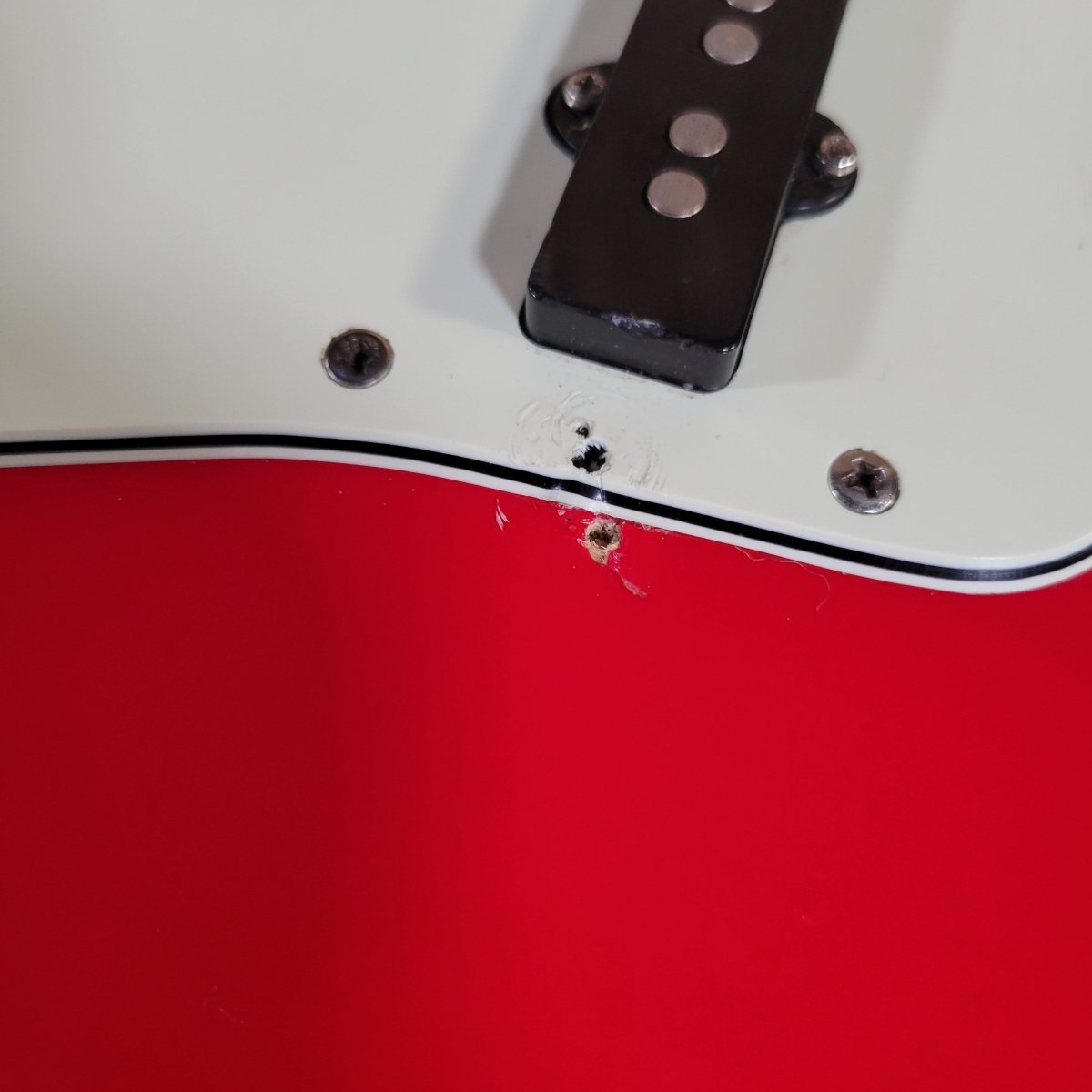 Fender Jaguar Bass Hot Rod Red CIJ 2006 w/ hard case & paperwork - Mahar's Vintage Guitars