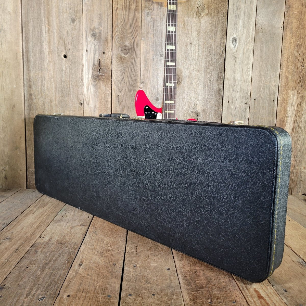 Fender Jaguar Bass Hot Rod Red CIJ 2006 w/ hard case & paperwork - Mahar's Vintage Guitars