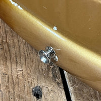 Fender Jaguar Firemist Gold 1966 Complete with Hang Tag Slab Board Dots and Binding 1966 - Mahar's Vintage Guitars