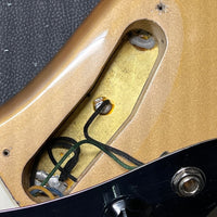 Fender Jaguar Firemist Gold 1966 Complete with Hang Tag Slab Board Dots and Binding 1966 - Mahar's Vintage Guitars