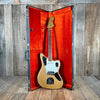 Fender Jaguar Firemist Gold 1966 Complete with Hang Tag Slab Board Dots and Binding 1966 - Mahar's Vintage Guitars