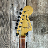 Fender Jaguar Firemist Gold 1966 Complete with Hang Tag Slab Board Dots and Binding 1966 - Mahar's Vintage Guitars