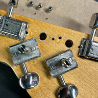 Fender Jaguar Firemist Gold 1966 Complete with Hang Tag Slab Board Dots and Binding 1966 - Mahar's Vintage Guitars