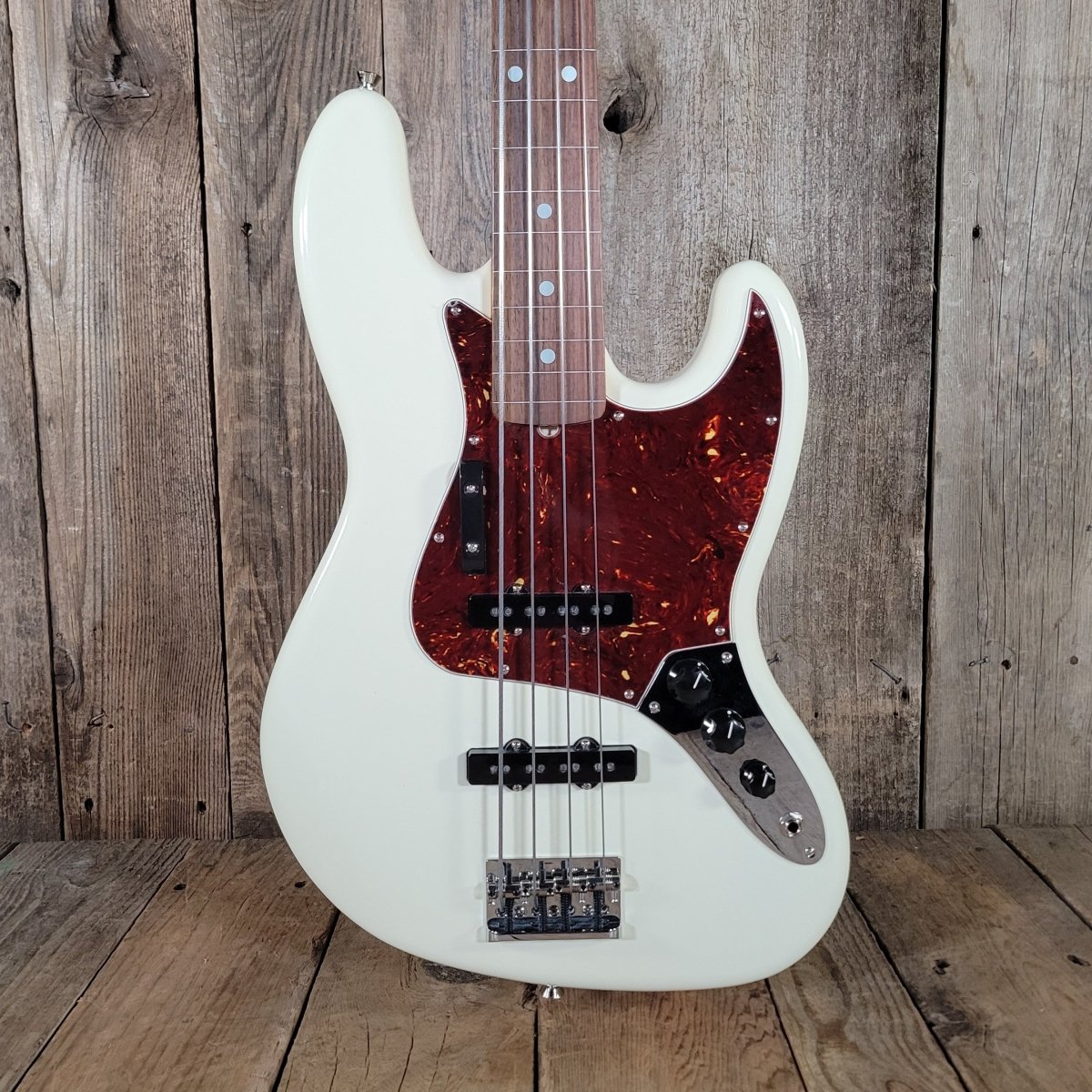 Fender Jazz Bass American Professional II Fretless 2023 Olympic White w/ Tweed Case & Paperwork - Mahar's Vintage Guitars