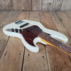 Fender Jazz Bass American Professional II Fretless 2023 Olympic White w/ Tweed Case & Paperwork - Mahar's Vintage Guitars