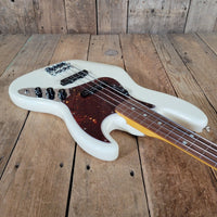 Fender Jazz Bass American Professional II Fretless 2023 Olympic White w/ Tweed Case & Paperwork - Mahar's Vintage Guitars