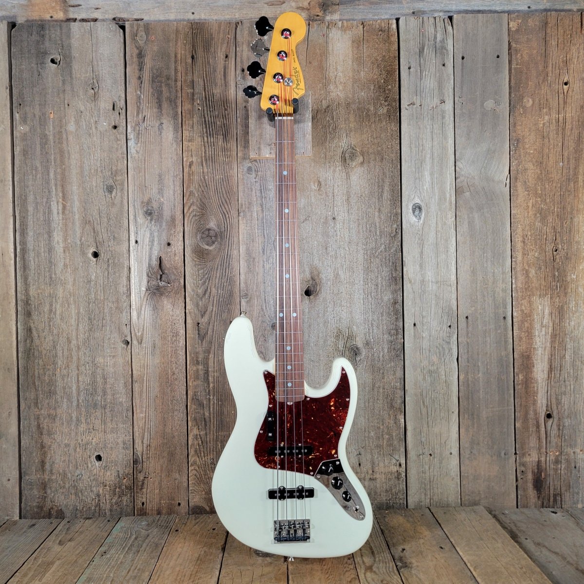 Fender Jazz Bass American Professional II Fretless 2023 Olympic White w/ Tweed Case & Paperwork - Mahar's Vintage Guitars