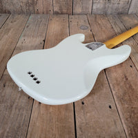 Fender Jazz Bass American Professional II Fretless 2023 Olympic White w/ Tweed Case & Paperwork - Mahar's Vintage Guitars