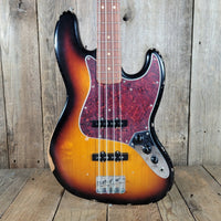 Fender Jazz Bass Road Worn 60s Sunburst MIM 2017 w/Gig Bag - Mahar's Vintage Guitars