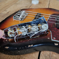 Fender Jazz Bass Road Worn 60s Sunburst MIM 2017 w/Gig Bag - Mahar's Vintage Guitars