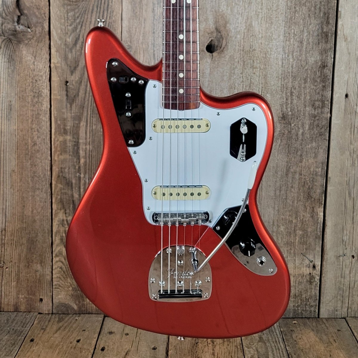 Fender Johnny Marr Signature Jaguar Metallic KO 2016 – Mint with Original Case - Mahar's Vintage Guitars