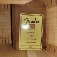 Fender LS - 60 Spring Hill 1995 — 440 Made, Near Mint, OHSC - Mahar's Vintage Guitars