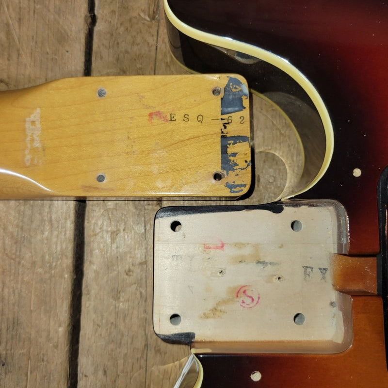 Fender Partscaster TL - 62 EX Japan Nashville Telecaster Esq - 62 Neck Strat tremolo - Mahar's Vintage Guitars