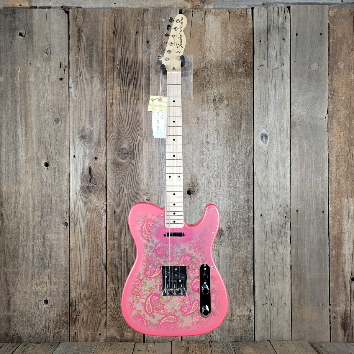 Fender Pink Paisley Telecaster CIJ 2002 – Mint w/ Tags & TKL Tweed Case (Crafted in Japan) - Mahar's Vintage Guitars