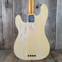 Fender Precision Bass 1954 – Black Guard Butterscotch Blonde, Vintage - Mahar's Vintage Guitars