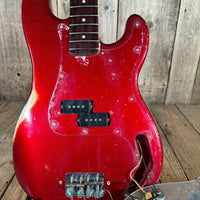 Fender Precision Bass 1966 Candy Apple Red - Mahar's Vintage Guitars