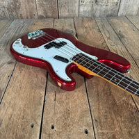 Fender Precision Bass 1966 Candy Apple Red - Mahar's Vintage Guitars