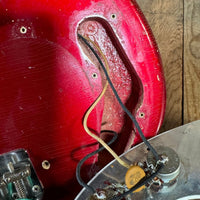 Fender Precision Bass 1966 Candy Apple Red - Mahar's Vintage Guitars