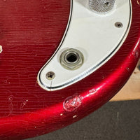 Fender Precision Bass 1966 Candy Apple Red - Mahar's Vintage Guitars
