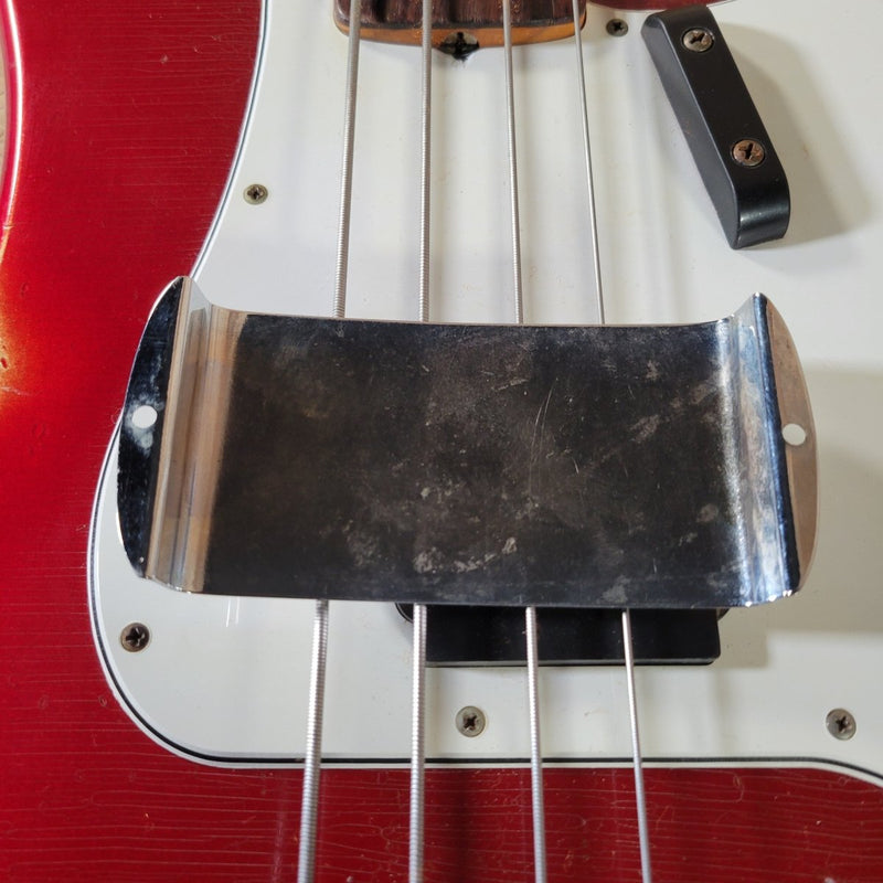 Fender Precision Bass 1966 Candy Apple Red - Mahar's Vintage Guitars