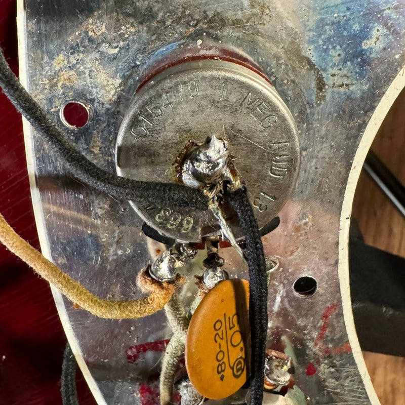 Fender Precision Bass 1966 Candy Apple Red - Mahar's Vintage Guitars